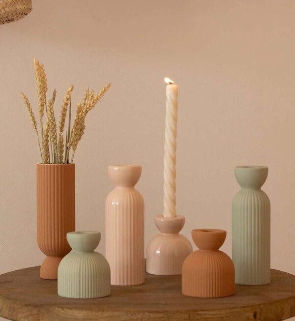 Kerzenhalter und Vase Lus – Bild 6