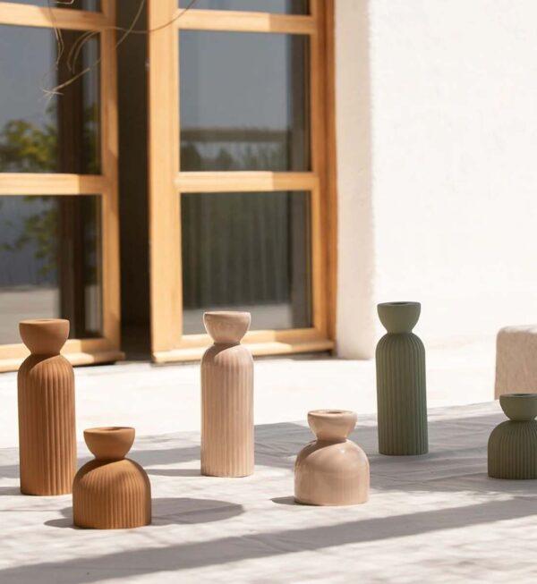 Kerzenhalter und Vase Lus – Bild 4