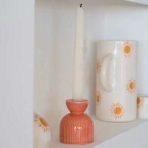 Kerzenhalter und Vase Lus