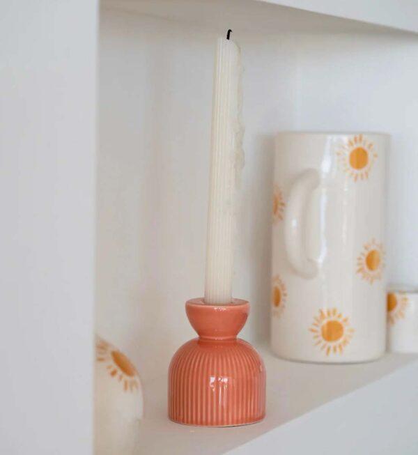 Kerzenhalter und Vase Lus