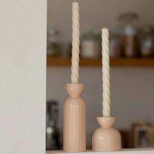 Kerzenhalter und Vase Lus