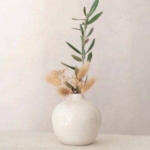 Vase Soliflore Weiss