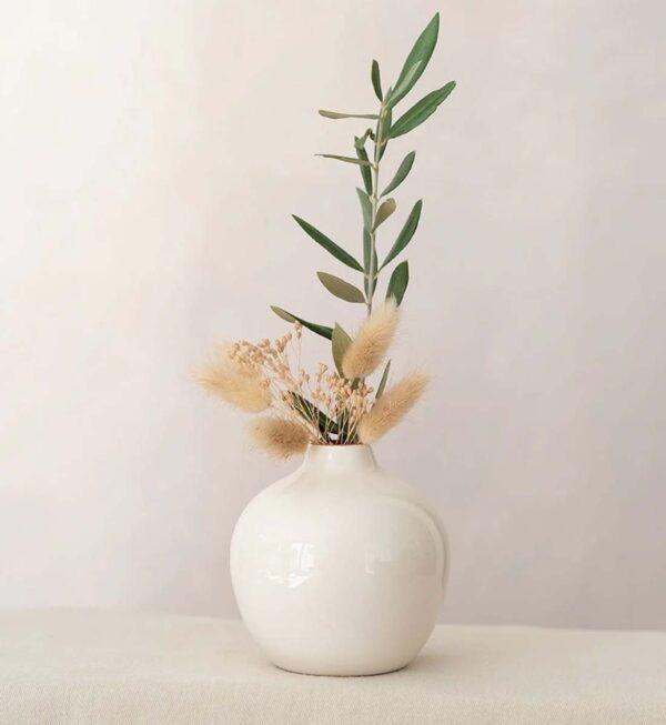 Vase Soliflore Weiss